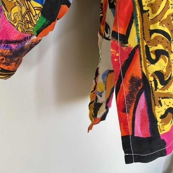 VINTAGE Fashion Network 100% silk blouse - Picture 4 of 11